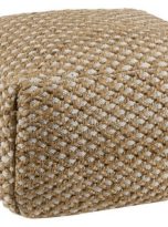 Braided jute and cotton ottoman (1)